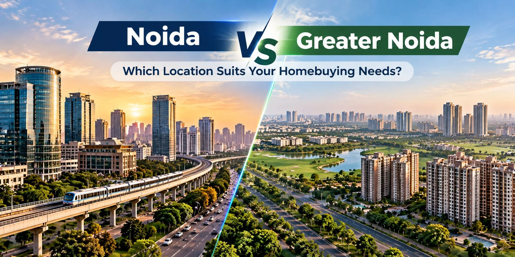 Noida vs Greater Noida: Which Location Suits Your Homebuying Needs?